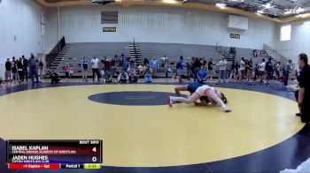 110-115 lbs Semifinal - Isabel Kaplan, Central Indiana Academy Of Wrestling vs Jaden Hughes, Tipton Wrestling Club