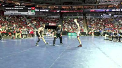 2A-132 lbs Cons. Round 4 - Aaron Boone, Washington vs Charlie Showalter, Hampton-Dumont-CAL