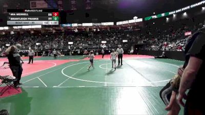 85 lbs Round 4 - Brantleigh Franks, PPY2 vs Mia Merrell, Unattached