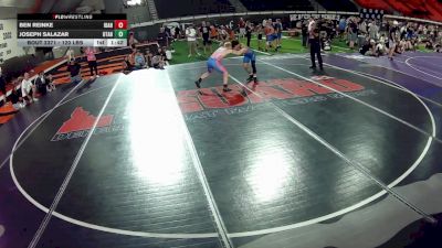 120 lbs Cons. Quarters - Ben Reinke, Idaho vs Joseph Salazar, Utah