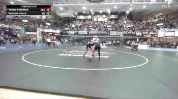 125 lbs Cons. Round 2 - Maggie Holle, Atwood-Rawlins County HS vs Hailei Fortman, Mound City- Jayhawk Linn Hs