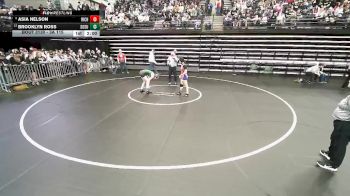 3A 115 lbs Cons. Round 3 - Brooklyn Ross, South Summit vs Asia Nelson, Richfield