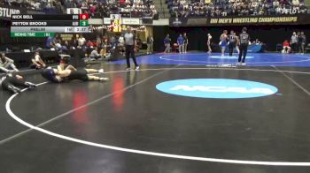 165 lbs Prelim - Nick Bell, NYU vs Peyton Brooks, Albion