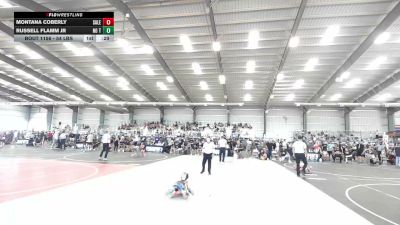 54 lbs Consolation - Montana Coberly, Salem Elite Mat Club vs Russell Flamm Jr, No Team