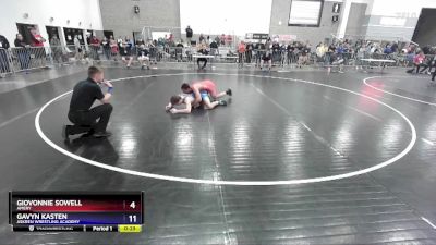 157 lbs Cons. Round 3 - GioVonnie Sowell, Amery vs Gavyn Kasten, Askren Wrestling Academy