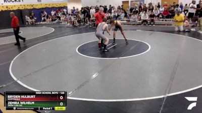 126 lbs Champ. Round 2 - Zemira Wilhelm, Show Low WC vs Bryden Hulburt, Scottsdale