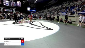 126 lbs Cons 16 #2 - Max Elton, New Jersey vs Rhett Peak, Oklahoma