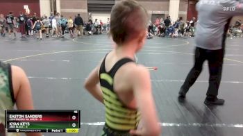 46 lbs Round 1 (4 Team) - Kyan Keys, Ares Black vs Easton Sanders, Contenders WA Green