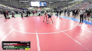 150 lbs Champ. Round 2 - William Griswold, DC Elite Wrestling vs Logan Shaver, Team Idaho Wrestling Club