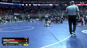 1A-157 lbs Cons. Round 5 - Owen Laughlin, Shenandoah vs Wyatt Vanderwerff, Jesup