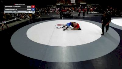 165 lbs Stephen Seymour, SCVWA - Santa Clara Valley Wrestling Association vs David Daniels, SDIKWA - San Diego-Imperial Kids Wrestling Association