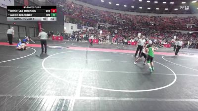 105 lbs Cons. Round 4 - Jacob Milchner, Coleman Youth Wrestling vs Brantley Hocking, Warrior Youth Wrestling