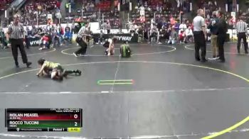 52 lbs Cons. Round 3 - Nolan Measel, Alma WC vs Rocco Tuccini, NBWC