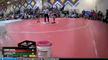 113 lbs Champ. Round 1 - Hurshal Pol, West Lafayette vs Mardi Waits, Elkhart High School