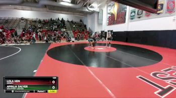 125 lbs 5th Place Match - Lola Hen, Legacy vs Aprilia Salyer, Discovery Canyon