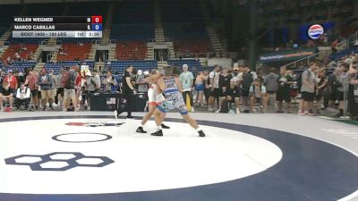190 lbs Cons. Sub-rd Of 32 - Kellen Wegner, Iowa vs Marco Casillas, Illinois