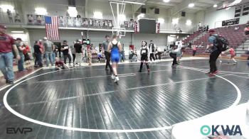 100 lbs Rr Rnd 3 - Hazel Blubaugh, Perry Wrestling Academy vs Blake Holzbaugh, Team Guthrie Wrestling