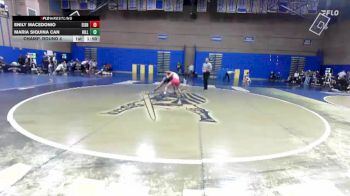 100lbs Champ. Round 4 - Enily Macedonio, Eisenhower (Girls) vs Maria Siquina Can, Hillsboro (Girls)