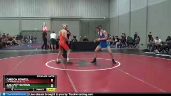 160 lbs Placement Matches (8 Team) - Carson Howell, California Gold vs Zachary Burton, Virginia