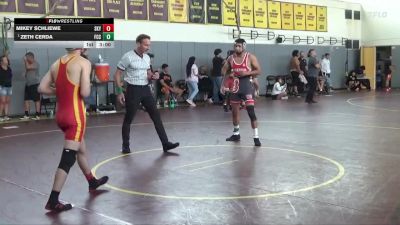 133 lbs Quarterfinal - Zeth Cerda, Fresno City College vs Mikey Schliewe, Skyline College