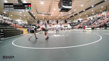 145 lbs Round Of 16 - Olivia Long, Wyandotte HS Girls vs Chloe Rubio, Hilldale