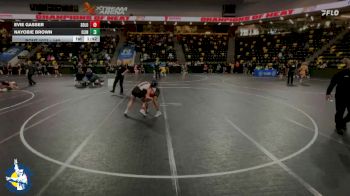 140 lbs 23rd Place Match - Evie Gasser, Solon vs Nayobie Brown, Clinton