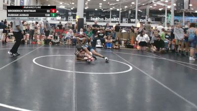 105 lbs Semifinal - Broderick Whitman, Diamond State Inferno - EL vs Subhan Ahmad, Team Stay Ready - EL
