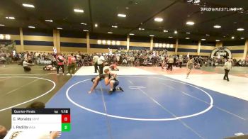 137 lbs Quarterfinal - Caleb Morales, Central Wrestling vs Isaac Padilla, Vacaville WC