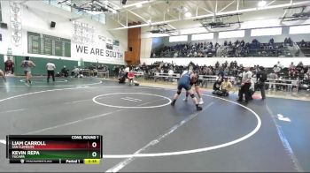 175 lbs Cons. Round 1 - Liam Carroll, San Clemente vs Kevin Repa, Yucaipa