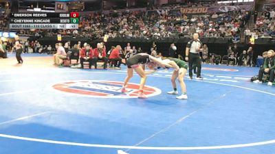 110 Class 1 lbs 3rd Place Match - Emerson Reeves, Herculaneum vs Cheyenne Kincade, DeSoto