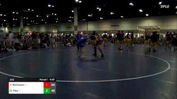 220 lbs Round 2 (6 Team) - Yosef Mohaisen, Griffin Fang vs Dominic May, Ohio Devils