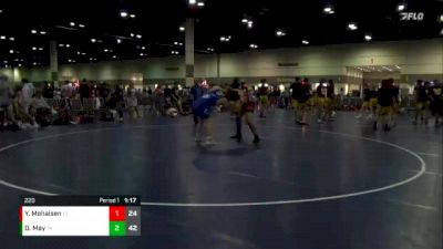 220 lbs Round 2 (6 Team) - Yosef Mohaisen, Griffin Fang vs Dominic May, Ohio Devils