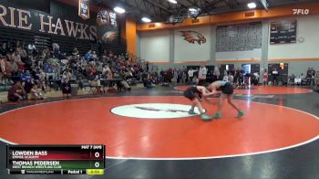 N-24 lbs Semifinal - Thomas Pedersen, West Branch Wrestling Club vs Lowden Bass, Empire Academy