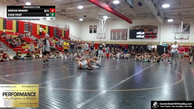 High School - 188 lbs Quarterfinals (8 Team) - Cole Vogt, Mount Olive vs Gideon Minieri, Watchung Hills