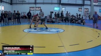 165 lbs Round 2 (3 Team) - Carlson Kilcrease, DARKHORSE WRESTLING CLUB vs COLE DAYTON, MAT RATS WRESTLING CLUB