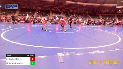 110 lbs Final - Sienna Ocean Salaheddine, Sea Queens - Threshold vs Harper Schwettman, Badlands Elite