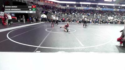85 lbs Round Of 16 - Savina Burgo, Commandos Wr Ac vs Chloe Kirkendall, Big Dog Grappling Academy