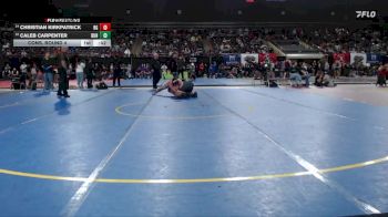 215 lbs Cons. Round 4 - Christian Kirkpatrick, Bishop Gorman vs Caleb Carpenter, Buhl