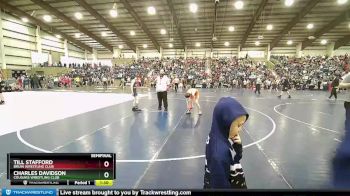 96 lbs Semifinal - Till Stafford, Bruin Wrestling Club vs Charles Davidson, Cougars Wrestling Club