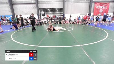 56 kg Rr Rnd 2 - Autumn Littleton, New England Trappers West vs Lexi Lauta, PA West Black