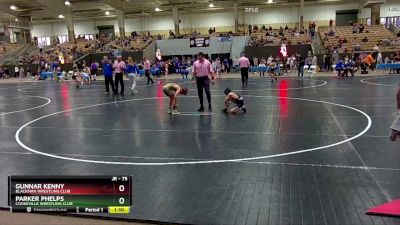 75 lbs Cons. Round 3 - Parker Phelps, Cookeville Wrestling Club vs Gunnar Kenny, Blackman Wrestling Club