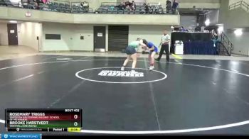 126 lbs Cons. Semi - Brooke Harstvedt, Whitnall/Greendale vs Rosemary Triggs, Whitefish Bay/Dominican/Univ. School Of Milwaukee