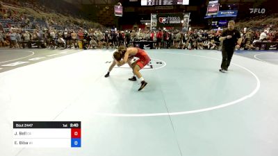 144 lbs Cons 32 #1 - Jacob Bell, CA vs Elliott Biba, WI