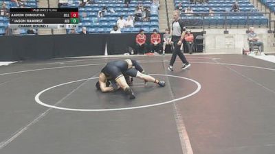 133 lbs Champ. Round 1 - Aaron Ohnoutka, Bellevue vs Jason Ramirez, Arizona Christian University