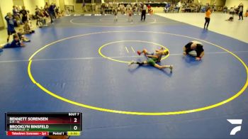 65 lbs Semis & 1st Wrestleback (8 Team) - Brooklyn Binsfeld, Paynesville vs Bennett Sorensen, K-M