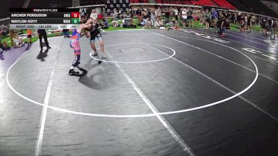 140 lbs Quarters - Archer Ferguson, Oregon vs Waylon Hoyt, Washington