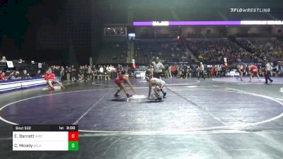 125 lbs Consolation - Eric Barnett, Wisconsin vs Christian Moody, Oklahoma