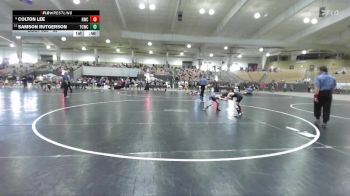 65 lbs Cons. Round 2 - Colton Lee, Hilltopper Wrestling Club vs Samson Rutgerson, Wildcats Wrestling