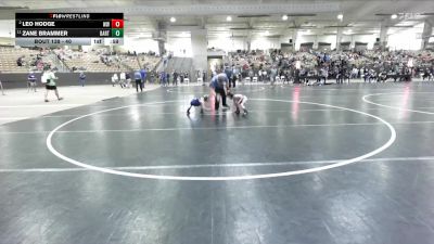 40 lbs Semifinal - Zane Brammer, Stampede Wrestling Club vs Leo Hodge, Wildcats Wrestling