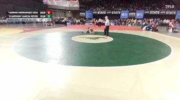 Boys 2A 106 lbs Quarterfinal - D`anthony Garcia Reyes, Selah vs Adrian Hernandez Ceja, Centralia